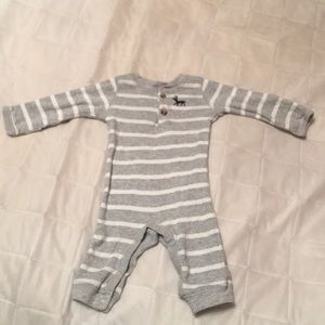 Carter’s striped one piece outfit. NB